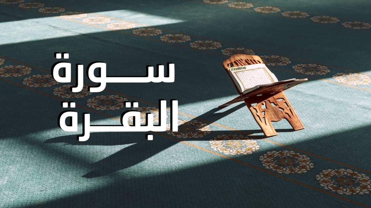 سبب تسمية سورة البقرة بهذا الاسم وذكر شيء من فضائلها