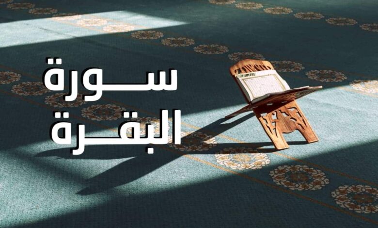 سبب تسمية سورة البقرة بهذا الاسم وذكر شيء من فضائلها